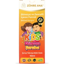 Zühre Ana Kids Ekinezya Şurubu Çocuklar Için Ekinezya ve Zencefil Içeren Şurup 150 ml