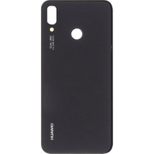 Moz Bilişim Huawei P20 Lite Arka Kapak Batarya Pil Kapağı Siyah