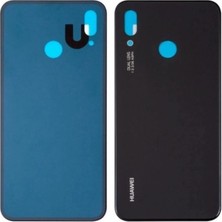 Moz Bilişim Huawei P20 Lite Arka Kapak Batarya Pil Kapağı Siyah