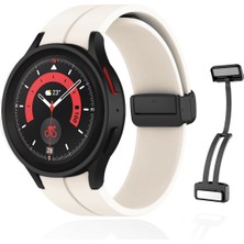 Kip GSM Samsung Galaxy Watch 5 Pro (45MM) Uyumlu Kordon Su Geçirmez Silikon Spor Kordonu, Kolay Takma/çıkarma, Metal Manyetik Özellikli