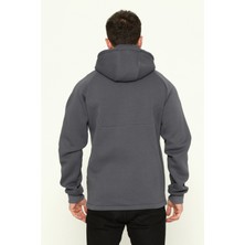 Owut Collection Erkek Standart Fit Normal Kesim Içi Polarlı 3 Iplik Kapüşonlu Fermuarlı Sweatshirt