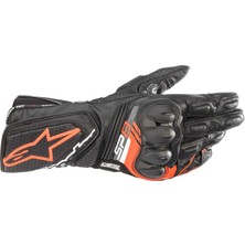 Alpinestars SP-8 V3 Korumalı Motosiklet Eldiveni Siyah  Kırmızı