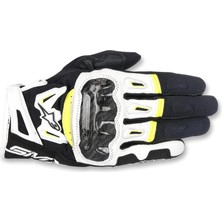 Alpinestars  Smx-2 Air Yazlık Korumalı Motosiklet Eldiveni (Siyah / Beyaz / Sarı)