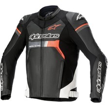 Alpinestars  Gp Force Af Deri Korumalı Yazlık Motosiklet Montu (Siyah / Beyaz / Kırmız)