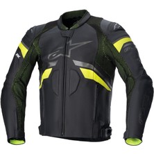 Alpinestars  Gp Plus R V3 Deri Korumalı Motosiklet Montu (Siyah / Sarı)