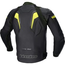 Alpinestars  Gp Plus R V3 Deri Korumalı Motosiklet Montu (Siyah / Sarı)