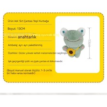 Maskot Sevimli Peluş Kurbağa Bebek Anahtarlık