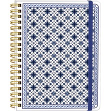 Victoria's Journals Spiralli Defter Sert Kapak 192 Sayfa 96 Yaprak 17X24 cm 90GR. Noktalı