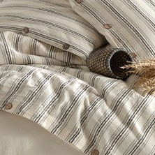 Macas Home Ares %100 Pamuklu Yıkamalı Ipliği Boya Vintage Çift Kişilik Nevresim Takım 200*220 Arsckt
