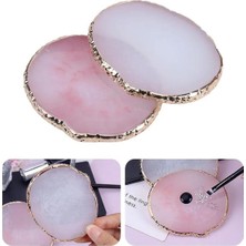 Ellea Nail Dizayn Sunumluğu ve Nail Art Boya Kalıcı Oje Karıştırıcı Mermer Palet