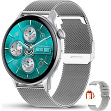 Eco Center Watch G3 Pro Mini 42 mm Android ve Ios Tüm Akıllı Telefonlar ile Uyumlu 2 Kordonlu Akıllı Saat G3PRO