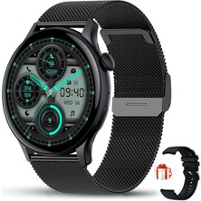 Eco Center Watch G3 Pro Mini 42 mm Android ve Ios Tüm Akıllı Telefonlar ile Uyumlu 2 Kordonlu Akıllı Saat G3PRO