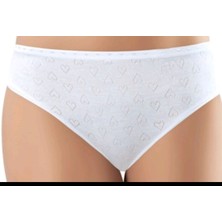 Hülya Butik 3 Adet Yüzde Yüz Pamukkalpli (Jakarlı) Bayan Bikini Slip Külot
