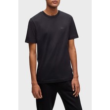 Boss % 100 Pamuk Bisiklet Yaka Regular Fit Jarse Erkek T Shirt 50468347 001