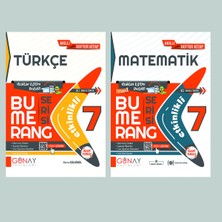 Günay Yayınları Gün&Ay Yayınları 7. Sınıf Bumerang Etkinlikli Türkçe ve Matematik Soru Bankası Seti