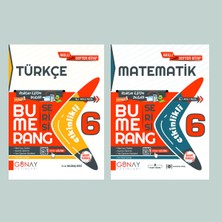 Günay Yayınları Gün&Ay Yayınları 6. Sınıf Bumerang Etkinlikli Türkçe ve Matematik Soru Bankası Seti