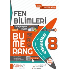 Günay Yayınları Gün&Ay Yayınları 8. Sınıf Bumerang Etkinlikli Türkçe Matematik Fen Bilimleri Soru Bankası Seti