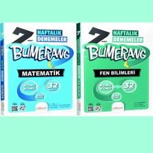 Günay Yayınları Gün&Ay Yayınları 7. Sınıf Bumerang Matematik ve Fen Bilimleri Deneme Seti