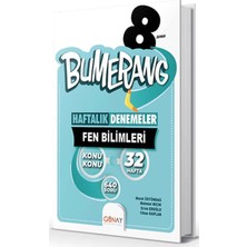 Günay Yayınları Gün&Ay Yayınları 8. Sınıf Bumerang Türkçe Matematik Fen Bilimleri Inkılap Tarihi Deneme Seti