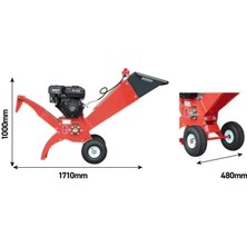 Garden Pro R10J Benzinli 7 Hp Dal Öğütme Makinesi