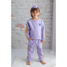 Zeyland Kız Çocuk Şeritli Eşofman Takımı