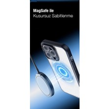 Polhammobile Polham iPhone 14 Pro Uyumlu Premium Buzlu Sert Kamera Koruyuculu Kılıf, Magsafe Uyumlu Kılıf