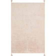 Eko Halı Cotton Bone Cbn Plaın Beıge Yıkanabilir Kaymaz Tabanlı Natural Pamuk Çocuk Halısı