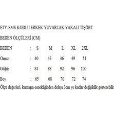 Simpsons Erkek Yuvarlak Yakalı Baskılı Kısa Kollu Siyah Tişört Ety-Sms