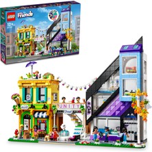 LEGO Friends Şehir Merkezi Çiçek ve Tasarım Dükkanları 41732 - 12 Yaş ve Üzeri Çocuklar Için 9 Karakter ve 2 Evcil Hayvan Içeren Apartman Modeli Yaratıcı Oyuncak Yapım Seti (2010 Parça)