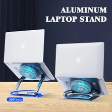 Daytona 804D Dönebilir Alüminyum Katlanabilir Laptop Macbook Standı