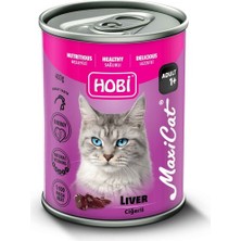 Hobi Maxicat Ciğerli Kedi Konserve 400 gr x 4 Adet