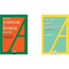 Altın Kitaplar Atasözleri ve Deyimler Sözlüğü + Altın Imla Kılavuzu  - Yazım Kılavuzu Seti