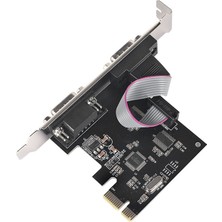 PCI E 2 port seri com kart db9 2 port pcı e rs232 com kart