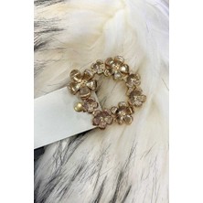 Bym Fashion 9045 Çiçek Toka Kemer Ekru