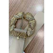 Bym Fashion 9048 Yaprak Kemer Taş