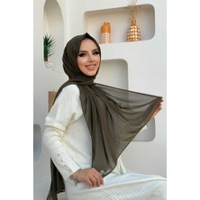 Bym Fashion 2019 Şifon Şal Haki
