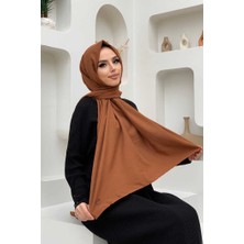 Bym Fashion 2051 Pamuk Caz Şal Kahverengi