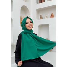 Bym Fashion 2051 Pamuk Caz Şal Zümrüt