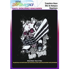 F17 Ajans Kuru Kafa Egzoz Ütü ile Yapışan Tekstil Dtf Baskı