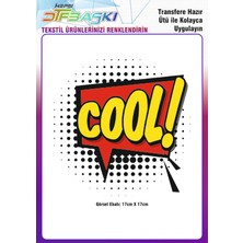 F17 Ajans Cool Ütü ile Yapışan Tekstil Dtf Baskı