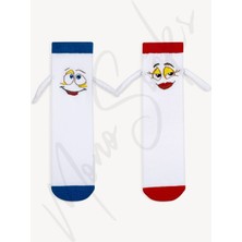 Mono Socks 2'li Mıknatıslı Elele Tutuşan Sevgili Çift Çorap