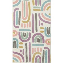 Eko Halı Kids Kds 20 Pastel Hav Toz Vermez Çocuk Halısı