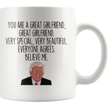 Bexdore Komik Kız Arkadaşa Hediye, Ingilizce Kız Arkadaşa Yıldönümü Hediye Kupa Bardak