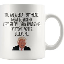 Bexdore Erkek Arkadaş Kupası , Erkek Arkadaşa Kahve Bardağı , Sevgili Hediyesi, Ingilizce Kupa