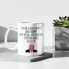 Bexdore Büyük Anne Kahve Bardağı,yeni Büyük Anne Kupası,büyük Anne Hediyesi,ingilizce Anneler Günü Hediyesi