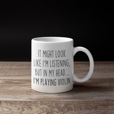 Bexdore Çocuklar Için Hediyeler, Ingilizce Kemancı Için Hediye, Alaycı Komik Kupa, Keman Temalı Kupa Bardak