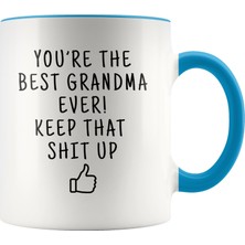 Bexdore Büyük Anne Kahve Bardağı, Yeni Büyük Anne Kupası,büyük Anne Hediyesi,ingilizceanneler Günü Hediyesi