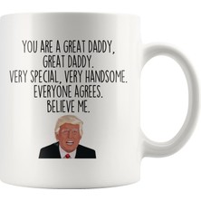 Bexdore Baba Hediye, Ingilizce Baba Için Trump Kupa, Baba Için Hediye, Baba Kupa Bardak, Baba Kahve Kupa