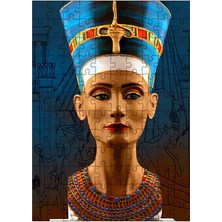 Karizma Tablo Ahşap Mdf Puzzle Yapboz Firavun Nefertiti 120 Parça 25*35 cm