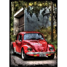 Karizma Tablo Ahşap Mdf Puzzle Yapboz Volkswagen 120 Parça 25*35 cm